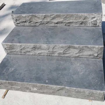 Bluestone stair treads natural split blue limestone steps Chinese ...